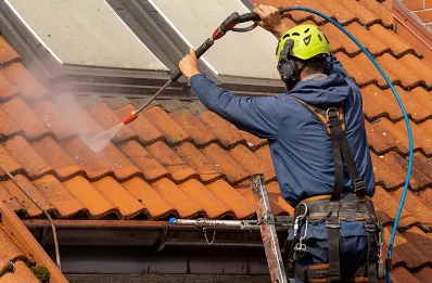 Démoussage et hydrofuge de toiture à Bou